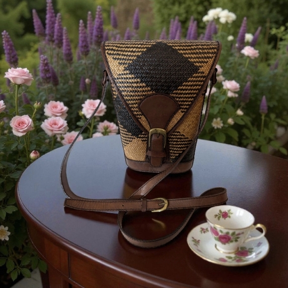 ❄️Woven Wicker Crossbody Bag, Elliot Luca Crossover Bag - Picture 8 of 12